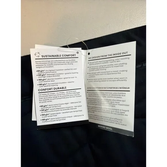 NWT Smartwool Smartloft Quilted Puffer Full Zip Mini Skirt Black Small MSRP$120 - Picture 11 of 17